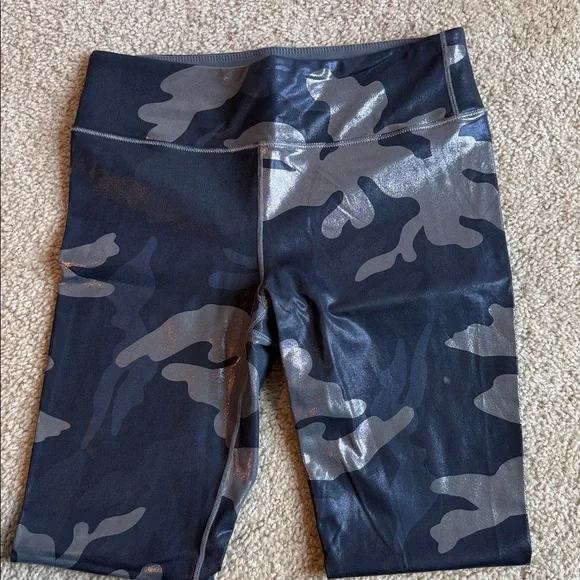 Noli leaving work out pants camouflage camo blue gray black size medium - Picture 2 of 4